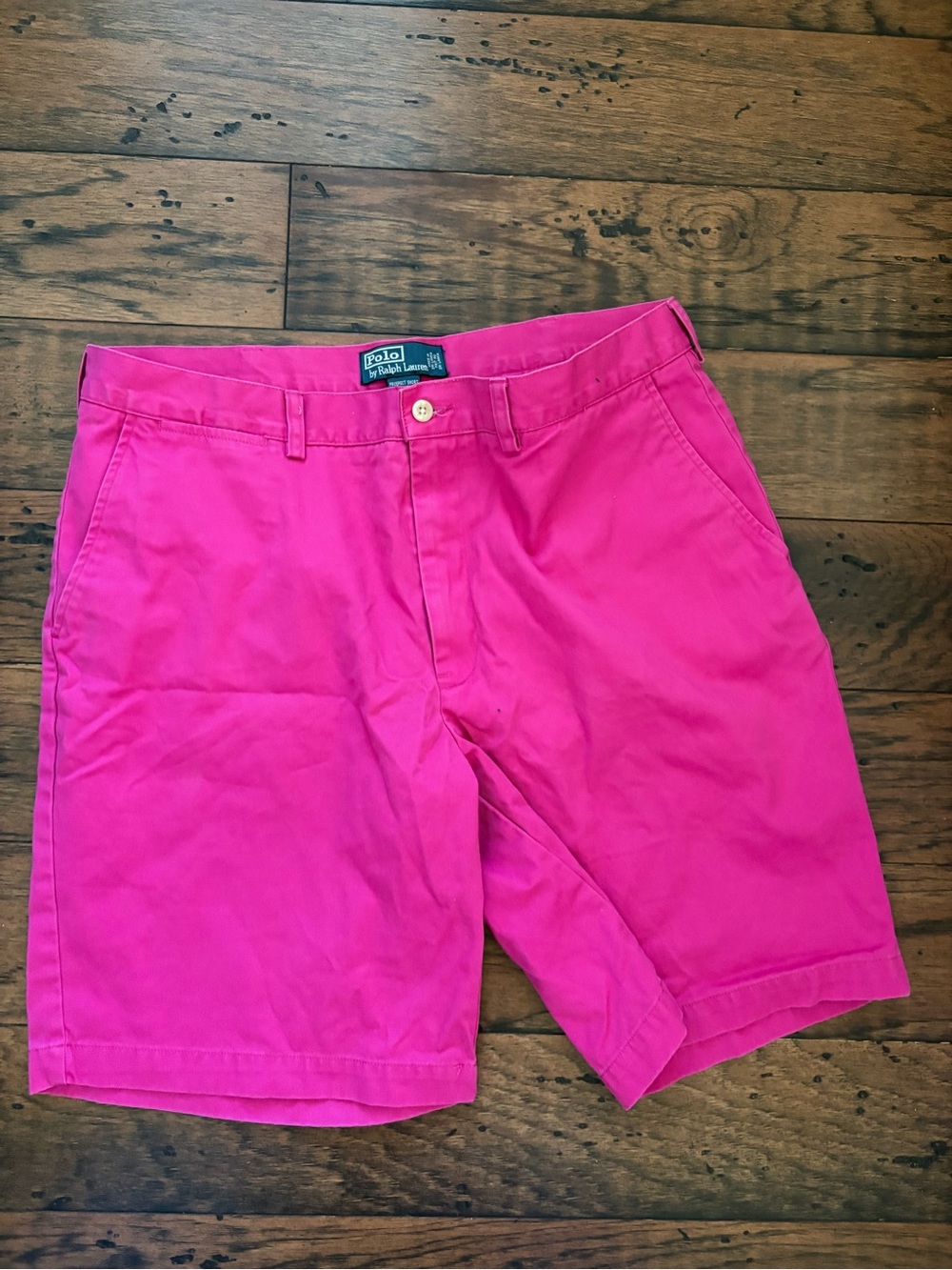 Hot pink Polo cotton Prospect shorts